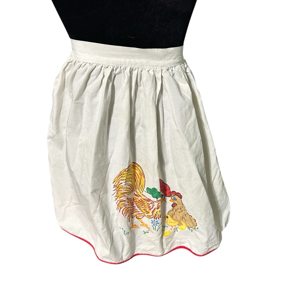 Vintage Look Rooster Chicken Apron